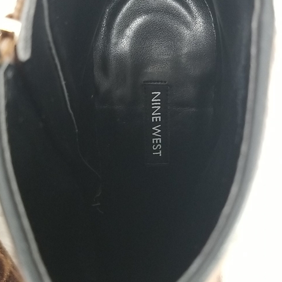 Nine West Leopard Textured Ankle Booties - Picture 3 of 9